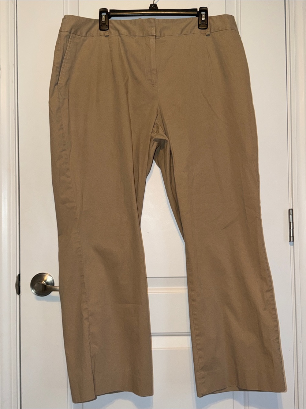 Talbots Women's Straight-Leg Trousers in Khaki